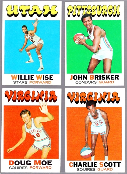 1971-72 Topps Bskbl.- 4 Diff. RCs