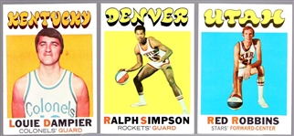 1971-72 Topps Bskbl.- 3 Diff. RC's
