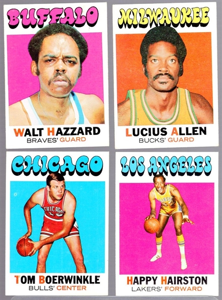 1971-72 Topps Bskbl.- 25 Diff. Cards
