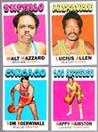 1971-72 Topps Bskbl.- 25 Diff. Cards