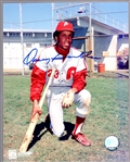 Autographed Oscar Gamble Philadelphia Phillies MLB Color 8 x 10 Photo