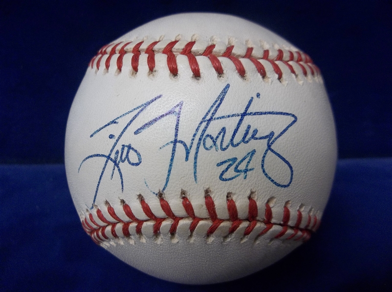 Autographed Tino Martinez Official MLB Baseball- JSA Certified