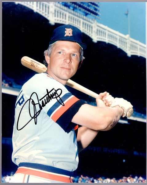 Autographed Jim Northrup Detroit Tigers MLB Color 8" x 10" Photo