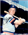 Autographed Jim Northrup Detroit Tigers MLB Color 8 x 10 Photo
