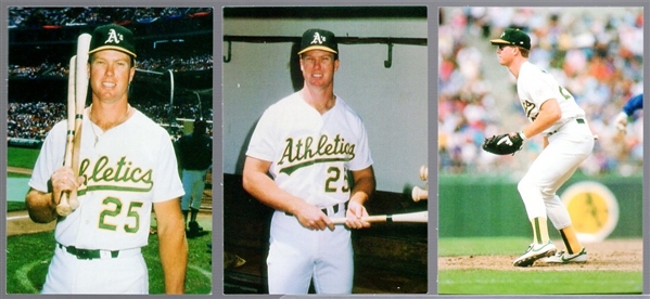 1987 Barry Colla/ Card Collectors Co. “Mark McGwire Ad Cards"- 1 Complete Set of 10