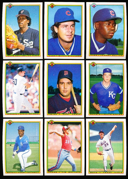 1990 Bowman Bb- 34 Diff. Wrong Back Cards