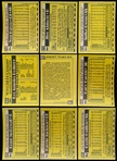 1990 Topps Bb- 50 Asst. Blank Front Cards