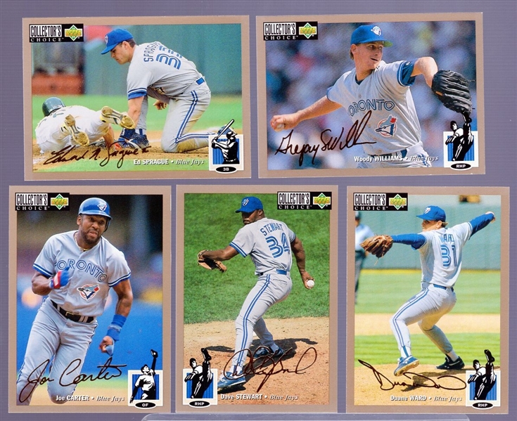 1994 Collectors Choice Bsbl. “Gold Signature"- 5 Diff.