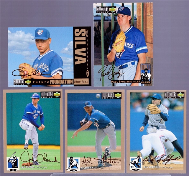1994 Collectors Choice Bsbl. “Gold Signature"- 5 Diff.