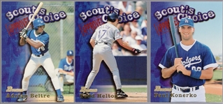 1998 Bowman Bsbl. “Scout's Choice- 1 Complete Set of 21 Cards