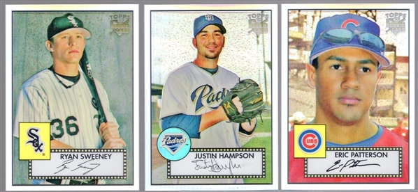 2007 Topps 52 Bsbl. “Chrome Refractors"- 3 Diff. Cards