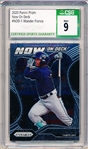 2020 Panini Prizm Bb- “Now on Deck- #NOD-1 Wander Franco, Rays- CSG Graded Mint 9.