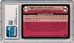 2020 Topps Update Bb- “Prospects- #P-3 Wander Franco, Rays- CSG Graded NM/Mint+ 8.5.
