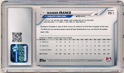 2020 Topps Pro Debut Bb- #PD-1 Wander Franco- CSG Graded Gem Mint 10.
