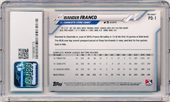 2020 Topps Pro Debut Bb- #PD-1 Wander Franco- CSG Graded Mint 9.