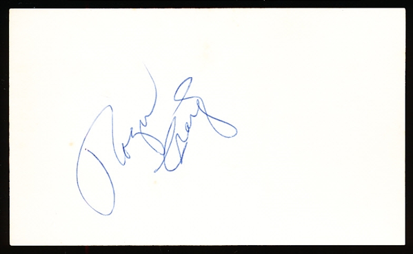 Autographed Roger Craig 3x5" Card