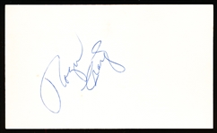 Autographed Roger Craig 3x5 Card