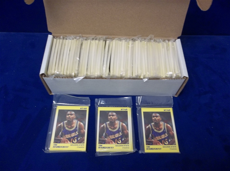 1991 Star Company Basketball- Tim Hardaway Set of 11- 50 Factory Sealed Sets