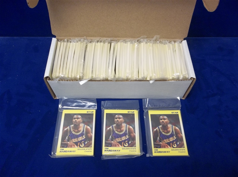 1991 Star Company Basketball- Tim Hardaway Set of 11- 50 Factory Sealed Sets