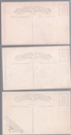 1920's Exhibit Boxing- 3 Diff. Postcards with Hollywood Actors