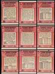 1990 Topps Football- 95 Asst. Blank Front Cards