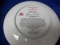 1991 Gartlan USA, Inc. Joe Montana “Comeback Kid 10-1/4 Diameter Plate- #946
