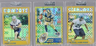2003, ‘04 Topps Chrome “Xfractors Ftbl.- 3 Diff.