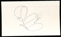Autographed Ed Budde 3x5 Card