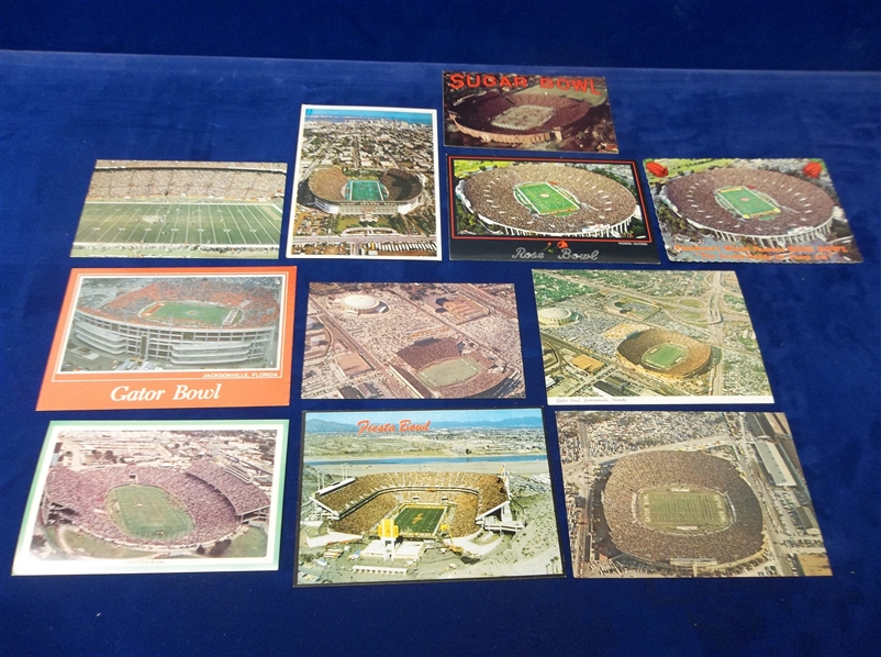 Eleven Chrome “Bowl" Postcards