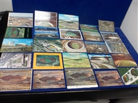 Pro Football Stadium Chrome Postcards- 50 Asst.