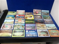 Pro Football Stadium Chrome Postcards- 50 Asst.