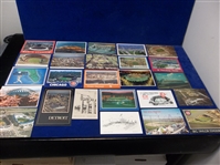 Baseball Mostly Stadium Chrome Postcards- 65 Asst.