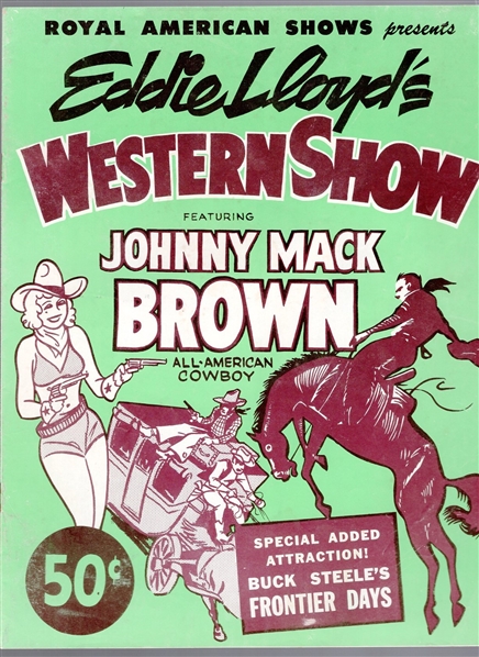 1959 Royal American Shows Present “Eddie Lloyds Western Show" Program
