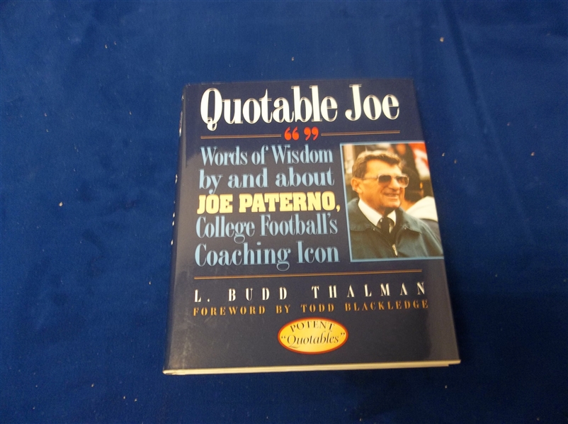 2000 Quotable Joe: Words of Wisdom by and About Joe Paterno by L. Budd Thalman