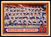 1957 Topps Baseball- #270 Washington Senators- Semi Hi#