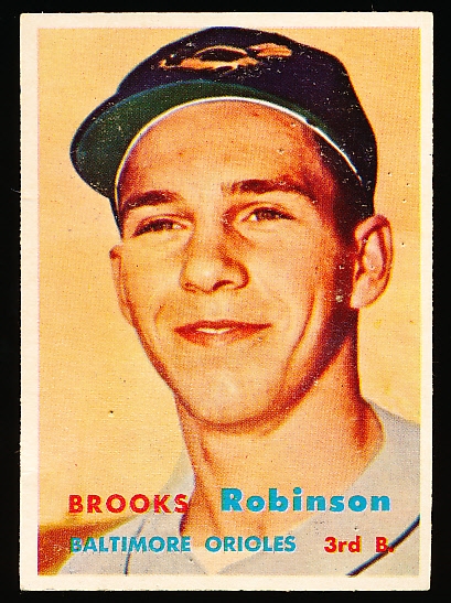 1957 Topps Baseball- #328 Brooks Robinson, Orioles