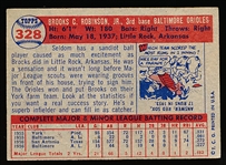 1957 Topps Baseball- #328 Brooks Robinson, Orioles