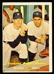 1957 Topps Baseball- #407 Mantle/Berra