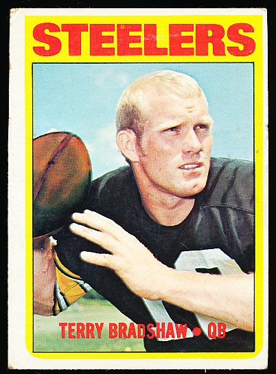 1972 Topps Football- #150 Terry Bradshaw, Steelers