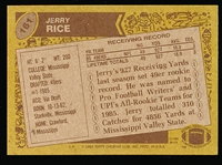 1986 Topps Football- #161 Jerry Rice RC, 49ers