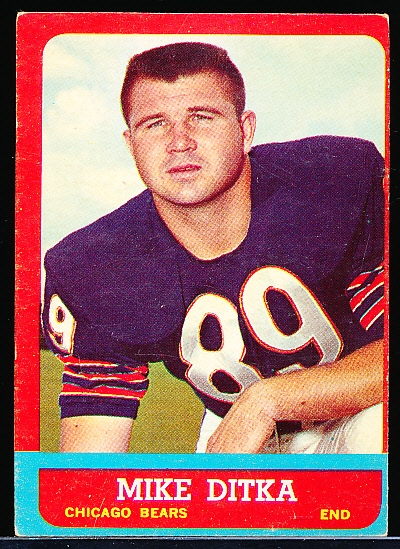 1963 Topps Ftbl. #62 Mike Ditka
