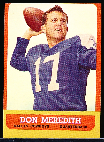 1963 Topps Ftbl. #74 Don Meredith SP
