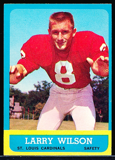 1963 Topps Ftbl. #155 Larry Wilson RC