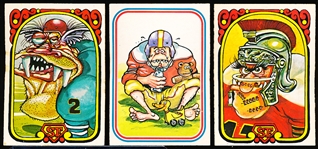1974 Donruss Super Freaks Ftbl.- 1 Complete Set of 42 Sticker Cards