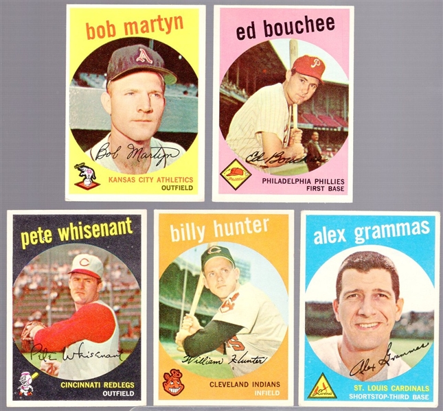 1959 Topps Bb- 9 Diff
