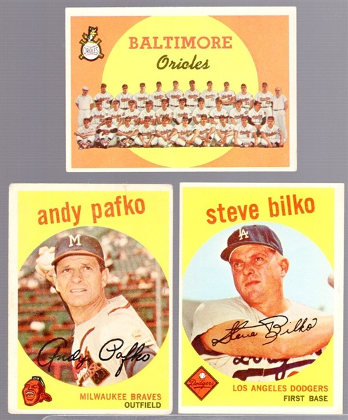 1959 Topps Bb- 15 Diff