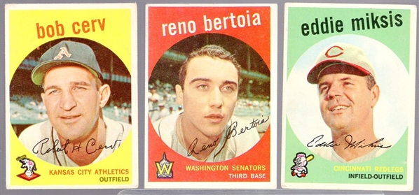 1959 Topps Bb- 15 Diff