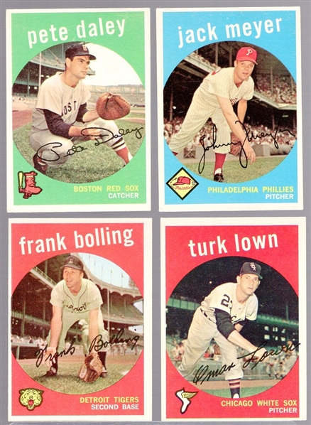 1959 Topps Bb- 9 Diff
