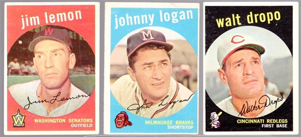 1959 Topps Bb- 16 Diff