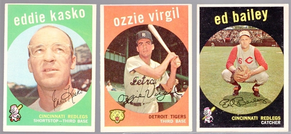 1959 Topps Bb- 16 Diff